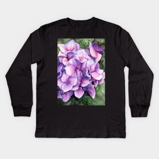 Flowers Kids Long Sleeve T-Shirt